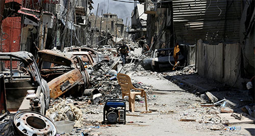 Los terroristas resisten en el casco antiguo de Mosul Las fuerzas iraquíes persiguen a los remanentes de Daesh en Mosul